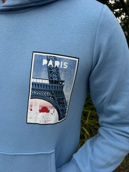 Paris Hoodie - Blauw