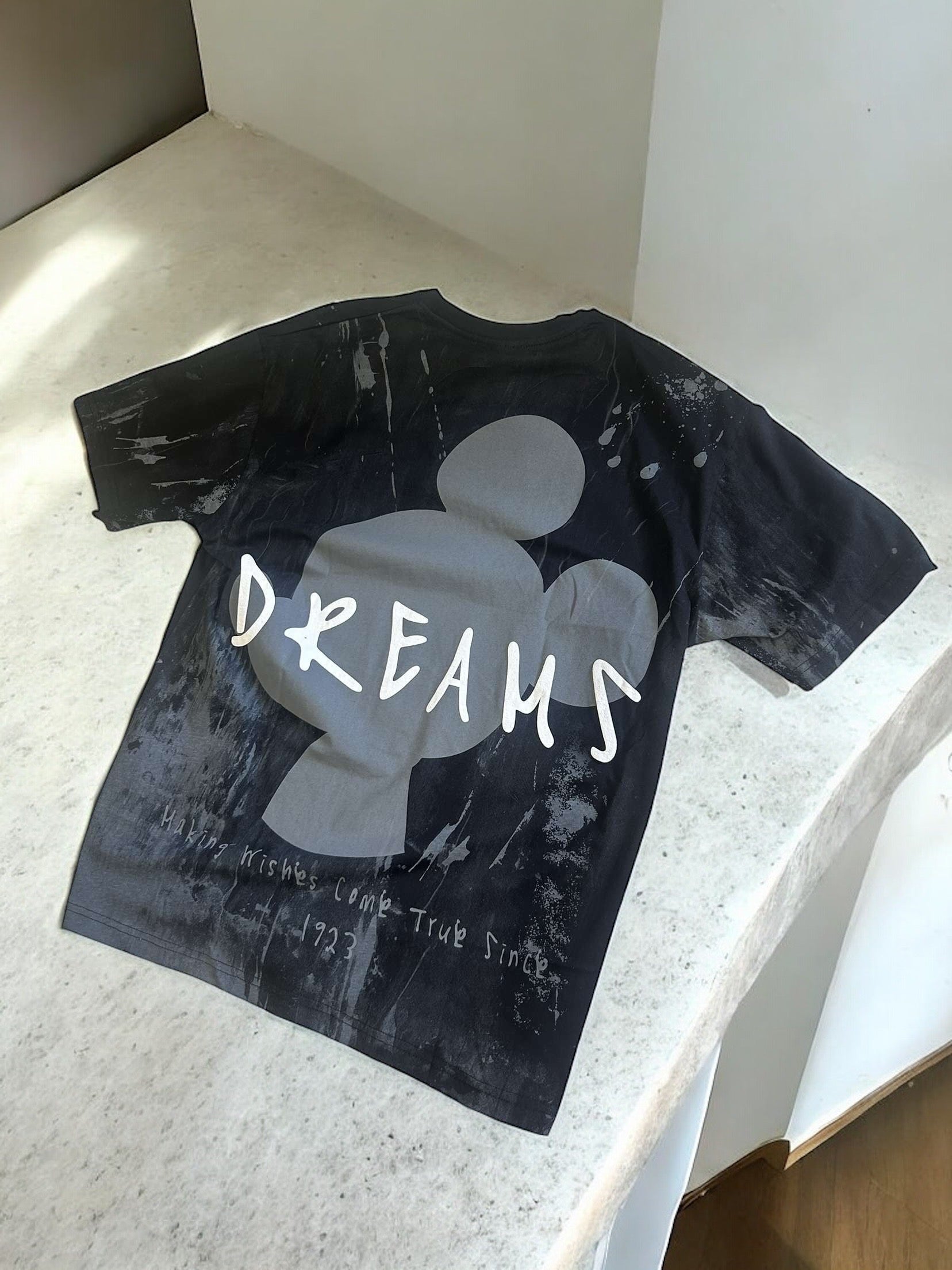 Mikkey T-Shirt - Zwart Gevlekt