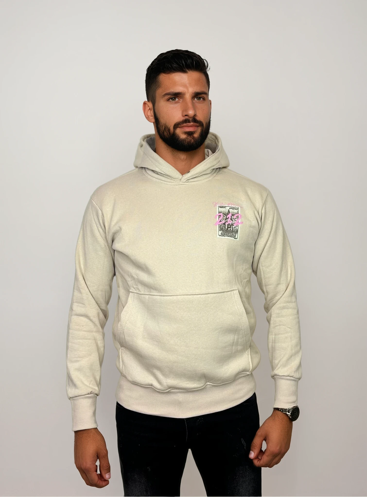 212 Hoodie - Beige