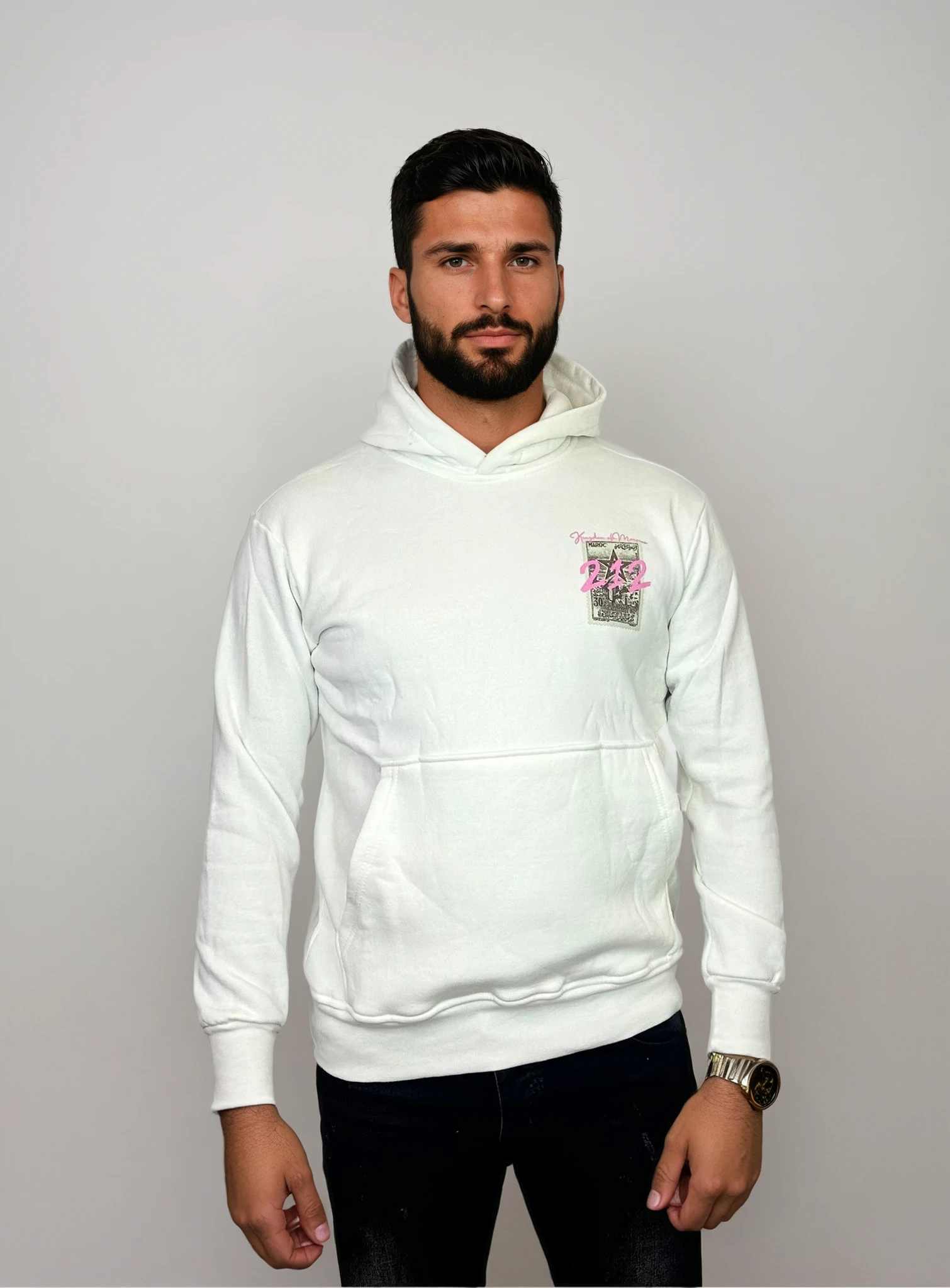 212 Hoodie - Wit