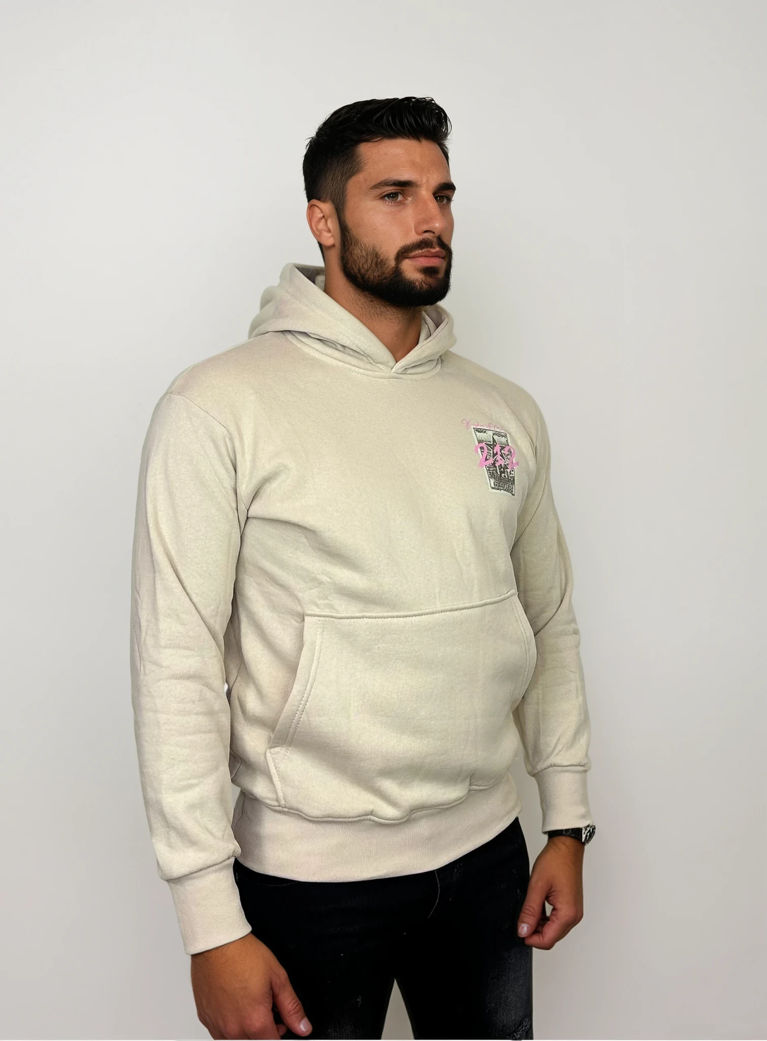212 Hoodie - Beige