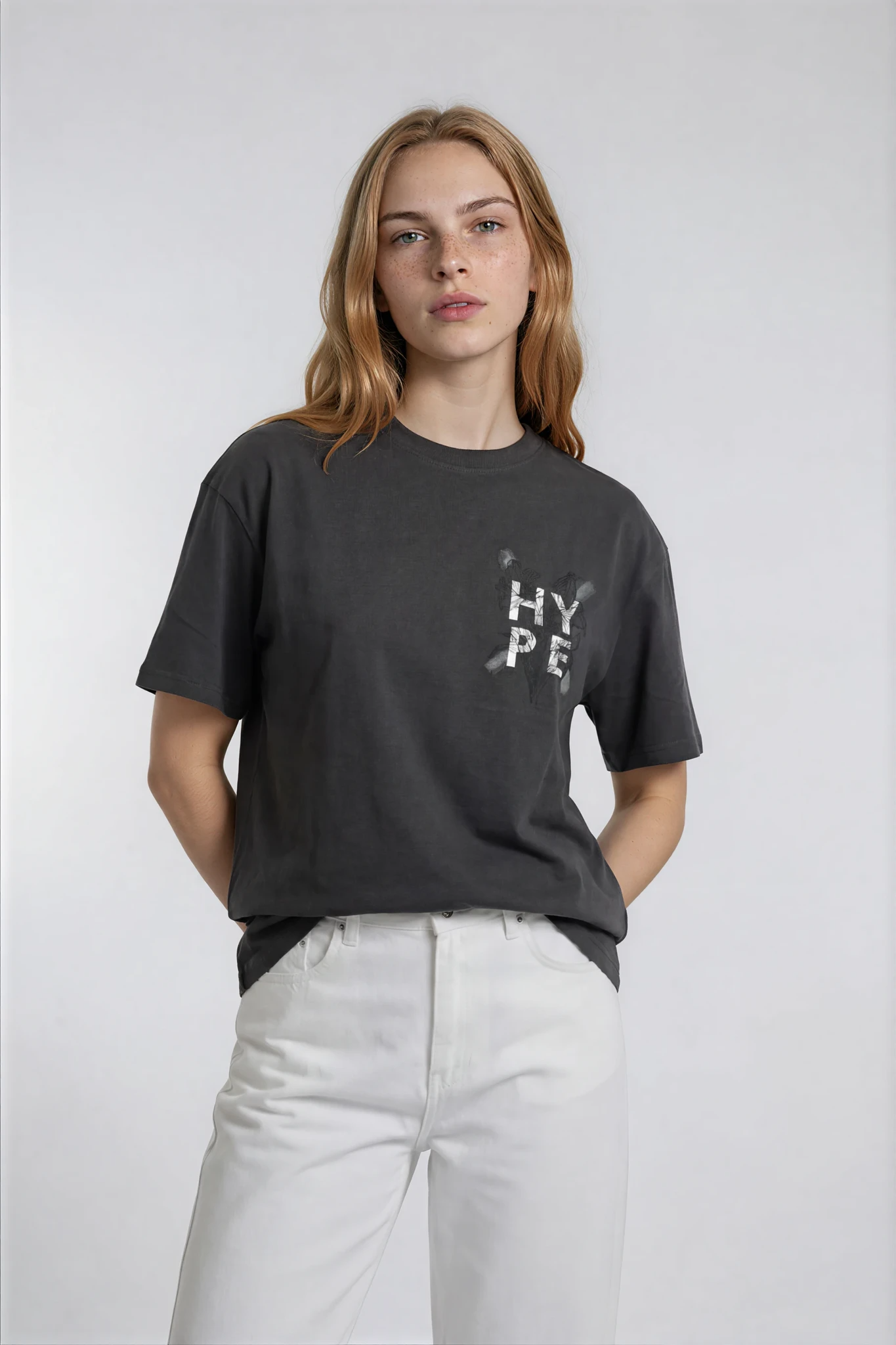 Hype T-Shirt - Grijs