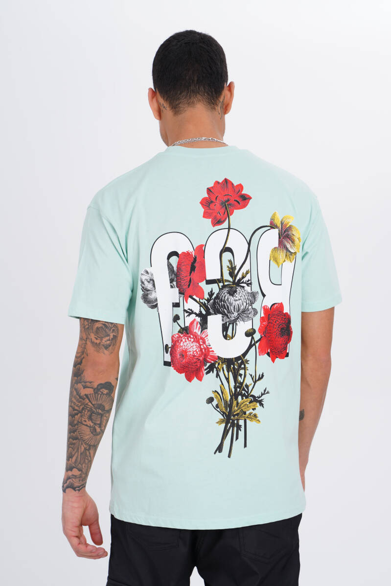Flowers T-Shirt - Mint