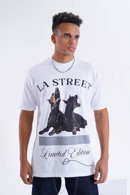 La Street T-Shirt - Wit