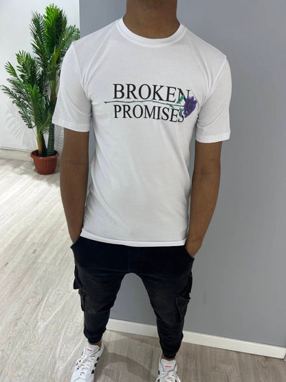 Broken Promises T-Shirt - Wit