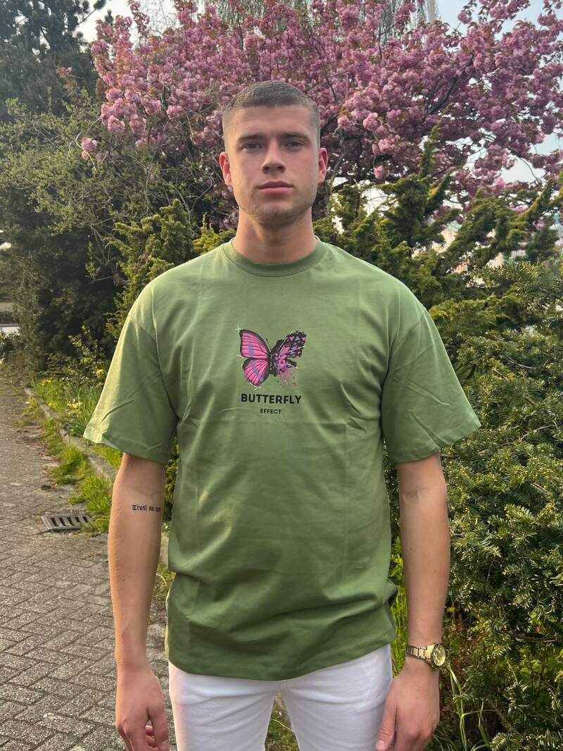 Butterfly T-Shirt - Groen