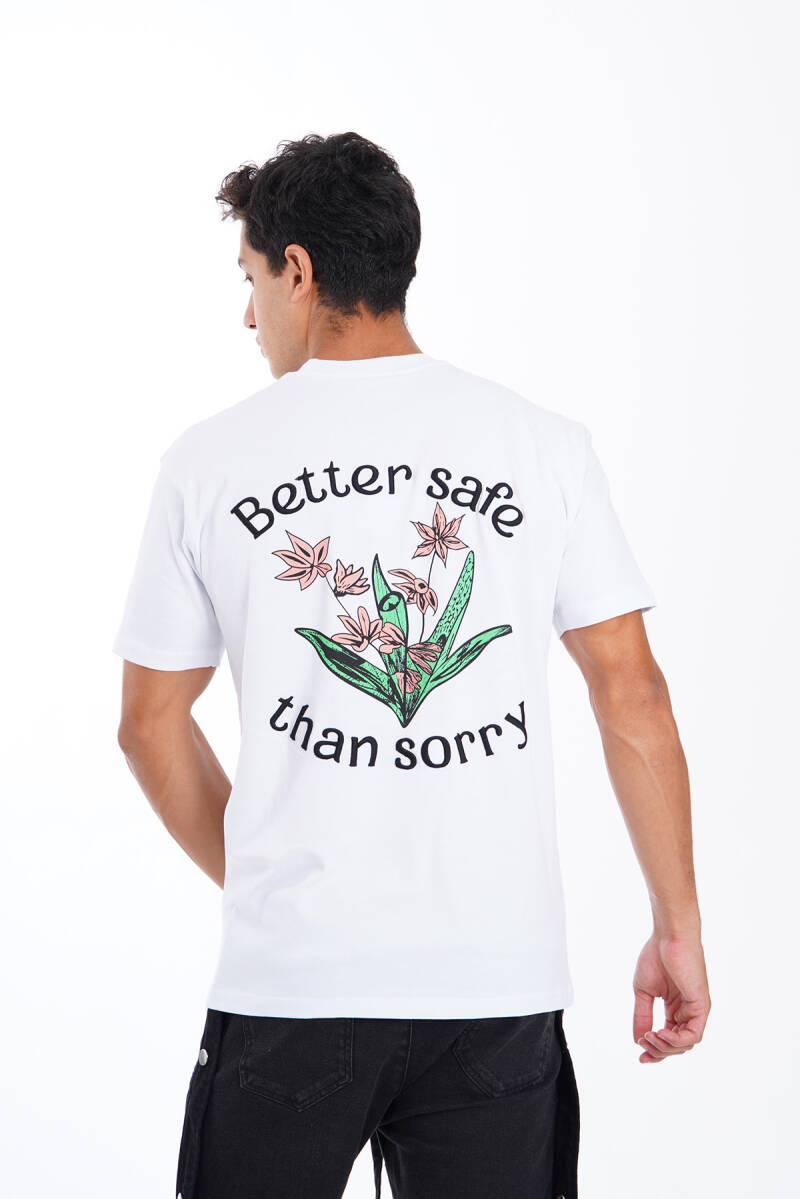 Better Safe T-Shirt - Wit